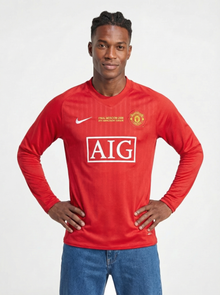 MANCHESTER UNITED FC CLASSIC LONG SLEEVE SHIRT 2007-08