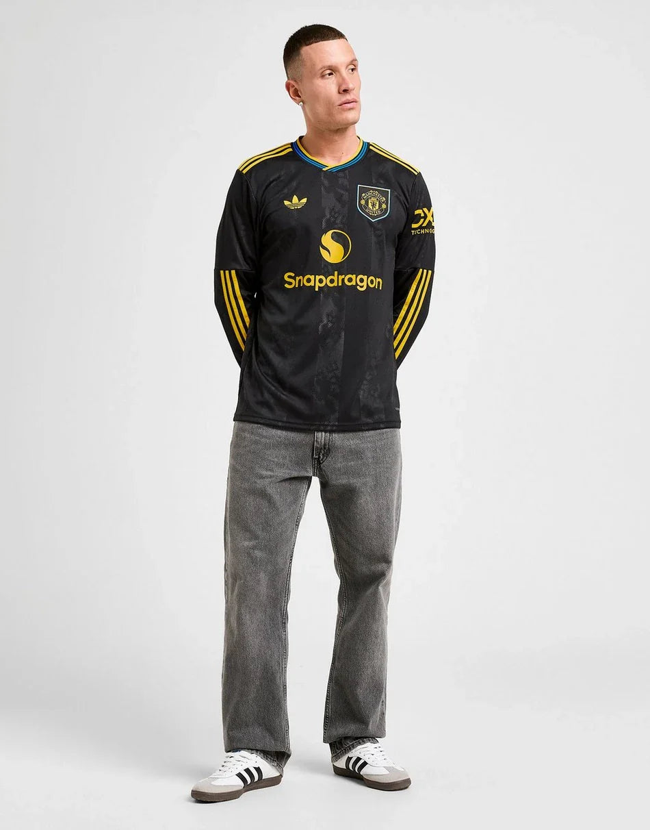 ADIDAS ORIGINALS MANCHESTER UNITED FC 25/26 LONG SLEEVE THIRD SHIRT